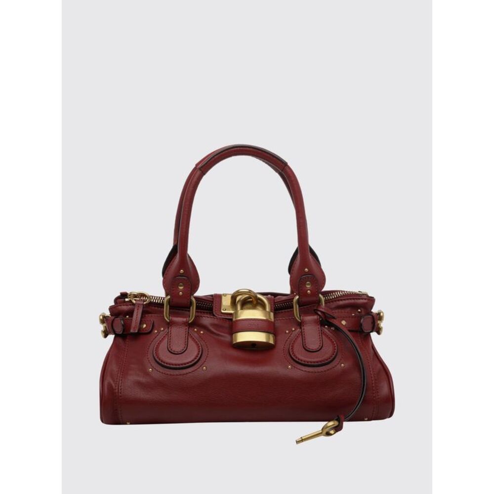 Chloe Women Chloe Paddington Calfskin Shoulder Bag With Iconic Padlock